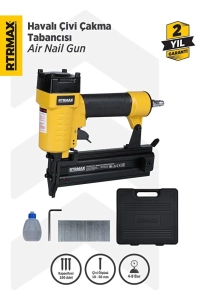 Rtm0135 Havalı Çivi Çakma Tabancası 10-50 Mm Çantalı